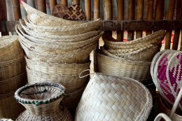 Bamboo Breath in Ban Tam Village At Bo Suak, Nan