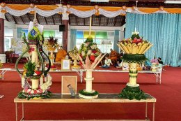 ประกวด ต้นกุ่ม ศรัทธาจากหยวกกล้วยสู่เครื่องสักการะล้ำค่า