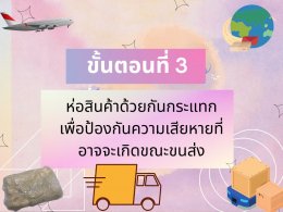 ขั้นตอนการแพ็คสินค้า