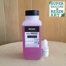 เรซิ่นหล่อ R863 C 1kg จากร้าน Super Silicone & Resin Art