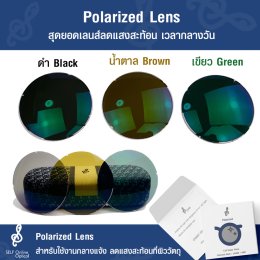 เลนส์ SELF Polarized มีสีอะไรบ้าง แต่ละสี ต่างกันอย่างไร