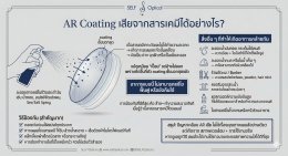 สารเคลือบที่ผิวเลนส์ ถ้าไม่ระวัง เสียงพังแบบไม่ทันรู้ตัว