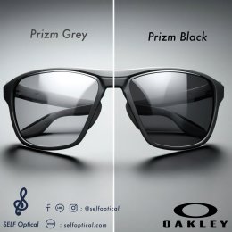 ตัวอย่างความแตกต่างของเลนส์ Prizm Grey กับ Prizm Black ของแว่นกันแดด Oakley