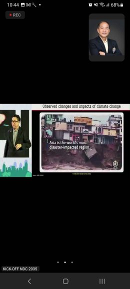 วันอังคารที่ 21 พฤษภาคม 2567 เวลา 8.30 น. นายจิตรกร เผด็จศึก ร่วมการประชุม Kick-off การจัดทำเป้าหมายการมีส่วนร่วมที่ประเทศกำหนด ฉบับที่ 2 (NDC 2035) ผ่านสื่ออิเล็กทรอนิกส์ (Zoom Meeting)