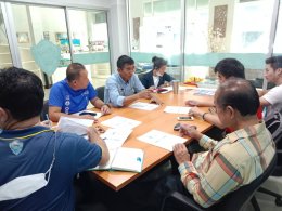 ประชุมคณะทำงานจัดงานวิ่ง Zero Co2 Chachoengsao Run 2023 ในวันพุธที่ 15 พฤศจิกายน 2566 เวลา 09.30 น. ณ สำนักงานหอการค้าจังหวัดฉะเชิงเทรา  เพื่อสรุปในเรื่องการทำเหรียญรางวัล และการทำถ้วยรางวัล 