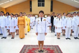 วันอาทิตย์ที่ 2 มีนาคม 2568 เวลา 8.30 น. นายยุทธนา มาตเจือ รองประธาน และนายทนงศักดิ์ ทรัพย์เฟื่องฟู กรรมการ หอการค้าฯ ร่วมพิธีถวายราชสักการะแด่พระบาทสมเด็จพระบรมชนกาธิเบศร มหาภูมิพลอดลยเดชมหาราชบรมนาถบพิตร "พระบิดาแห่งมาตรฐานการช่างไทย" ณ ห้องปร