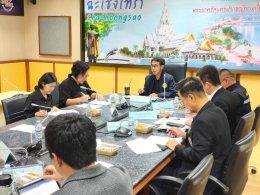 วันศุกร์ที่ 28 สิงหาคม 2569 เวลา 9.30 - 12.00 น. นายวสันต์ ศิรินภารัตน์ รองประธาน ร่วมประชุมคณะทำงานขับเคลื่อนการผนึกกำลังหุ้นส่วนทางสังคมเพื่อการพัฒนาคุณภาพชีวิต กลุ่มเปราะบาง จังหวะฉะเชิงเทรา ประจำปีงบประมาณ พ.ศ.2569 ครั้งที่ 4/2569 ณ ห้องประชุมสุนทรพิพ