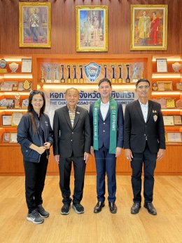 วันเสาร์ที่ 5 กันยายน 2569 เวลา 10.00 น ณ สำนักงานหอการค้าจังหวัดฉะเชิงเทรา Mister Earth thailand ปี 2569 มิสเตอร์ เอิรด ไทยแลด์ นำกลุ่มวิสาหกิจชุมชนผู้แปรรูปผลผลิตการเกษตร เป็นเครื่องดื่น แบรนด์ Garno ขอบคุณหอการค้าจังหวัดฉะเชิงเทรา ที่ช่วยสนับสนุนชุมชนแ