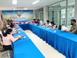 ประชุมกลุ่มย่อยเรื่องการจัดกิจกรร วิ่งวิสาขบูชา ในวันศุกร์ที่ 12  พฤษภาคม 2566 เวลา 09.00 น ณ ห้องประชุมสำนักงานหอการค้าจังหวัดฉะเชิงเทรา