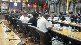วันพุธที่ 14 ตุลาคม 2569 เวลา 16.00 น. นายยุทธนา มาตเจือ ประธานหอการค้าร่วมประชุมคณะกรรมการให้ความช่วยเหลือผู้ประสบภัยพิบัติจังหวัดฉะเชิงเทรา (ก.ช.ภ.จ.ฉช.) ครั้งที่ 6/2569   ณ ห้องประชุมพระยาศรีสุนทรโวหาร (น้อย อาจารยางกูร) ชั้น 1 ศาลากลางจังหวัดฉะเชิงเทร
