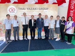 นายจิตรกร เผด็จศึก ประธานหอการค้า และนายยุทธนา มาตเจือ รองประธาน ร่วมงานครบรอบ 60 ปี บริษัทไทยยาซากิ จำกัด ในวันเสาร์ที่ 16 กันยายน 2566 เวลา 09.00 น ณ บริษัทไทยแอโรว์ จำกัด โรงงานฉะเชิงเทรา
