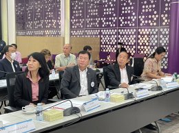 วันอังคารที่ 19 กันยายน 2566 เวลา 09.30 น. นายจิตรกร เผด็จศึก ประธานหอการค้า ร่วมประชุมคณะกรรมการร่วมภาครัฐและเอกชนเพื่อแก้ปัญหาทางเศรษฐกิจกลุ่มจังหวัดภาคตะวันออก 1 (กรอ. กลุ่มจังหวัดภาคตะวันออก 1) ครั้งที่ 6/2566 ณ ห้องประชุมสมเจตน์ สำนักงานนิคมอุตสาหกรร