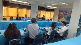 วันที่พฤหัสบดีที่ 20 กันยายน 2566 เวลา 13.30 น. ทีมงานอาจารย์คณะวิศกรรมศาสตร์มหาวิทยาลัยหอการค้าไทย มาขอเข้าพบ ประธานหอการค้า และคณะกรรมการ เพื่อประชาสัมพันธ์จัดอบรมหลักสูตรระยะสั้น ให้แก่ผู้ประกอบการ ณ ห้องประชุมสำนักงานหอการค้าจังหวัดฉะเชิงเทรา