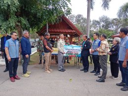 หอการค้าจังหวัดฉะเชิงเทรา มอบข้าวสารถุง 60 ถุงๆ ละ 5 กิโลกรัม รวมจำนวน 300 กิโลกรัม แก่ เขตรักษาพันธุ์สัตว์ป่าเข้าอ่างฤาไน สังกัดสำนักบริหารพื้นที่อนุรักษ์ที่ 2 (ศรีราชา) เพื่อนำไปสนับสนุนคณะจิตอาสาดูแลช้างป่าในพื้นที่จังหวัดฉะเชิงเทรา เพื่อป้องกันการบุกร