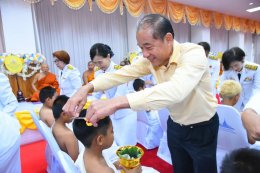 ดร.จิตรกร เผด็จศึก ประธานหอการค้าจังหวัดฉะเชิงเทรา  ร่วมพิธีบรรพชาสามเณรภาคฤดูร้อน ถวายเป็นพระราชกุศลแด่พระบาทสมเด็จพระเจ้าอยู่หัว เนื่องในโอกาสมหามงคลเฉลิมพระชนมพรรษา 6 รอบ 27 พรรษา 28 กรกฎาคม 2567 วันจันทร์ที่ 1 เมษายน 2567 เวลา 08.30 น ณ อาคารอเนกประสง