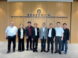 ดร.จิตรกร เผด็จศึก ประธานหอการค้าจังหวัดฉะเชิงเทรา เข้าพบผู้บริหารมหาวิทยาลัยฮ่องกง THE HONG KONG UNIVERSITY OF SCIENCE AND TECHNOLOGY (GUANGZHOU) ที่เมืองกวางโจว สาธารณรัฐประชาชนจีน เพื่อหารือแนวทางความร่วมมือด้านการศึกษาระหว่างจังหวัดฉะเชิงเทรา และมหาวิ