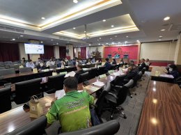 วันพุธที่ 10 มกราคม 2567 เวลา 13:30 น นายจิตรกร เผด็จศึก ประธานหอการค้าฯประชุมคณะอนุกรรมการทรัพยากรน้ำจังหวัดฉะเชิงเทราครั้งที่ 1/2567 ณ ห้องประชุมมรุพงษ์ศิริพัฒน์ชั้น 4 ศาลากลางจังหวัดฉะเชิงเทรา