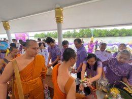 ดร.จิตรกร เผด็จศึก ประธานหอการค้าจังหวัดฉะเชิงเทรา พร้อมคณะ ร่วมกิจกรรมเฉลิมพระเกียรติสมเด็จพระนางเจ้าฯ พระบรมราชินี เนื่องในโอกาสวันเฉลิมพระชนมพรรษา 3 มิถุนายน 2567  เริ่มเวลา 7.30 น. พิธีทำบุญตักบาตร พิธีปล่อยพันธุ์สัตว์น้ำ และพิธีไถ่ชีวิตโคกระบือเพื่อถ