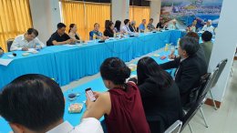 หอการค้าจังหวัดฉะเชิงเทรา จัดประชุมเพื่อหารือแนวทางการขับเคลื่อนเพื่อศึกษาข้อมูลและระดมความต้องการเพื่อประกอบการแก้ไขประกาศคณะกรรมการนโยบายเขตพัฒนาพิเศษภาคตะวันออก เรื่อง แผนผังการใช้ประโยชน์ที่ดินและแผนผังการพัฒนาโครงสร้างพื้นฐานและระบบสาธารณูปโภค เขตพัฒ