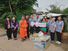 วันพฤหัสบดีที่ 8 พฤษภาคม 2568 เวลา 13.30 น. นายยุทธนา มาตเจือ ประธานหอการค้า และคณะกรรมการหอการค้าจังหวัดฉะเชิงเทรา ร่วมมอบสิ่งของ เครื่องอุปโภคบริโภค แก่กลุ่มเปราะบาง ตามโครงการเสริมพลังวัดพัฒนาคุณภาพชีวิตกลุ่มเปราะบาง ภายใต้ Flagsip 5 สร้างหุ้นส่วนทางสั