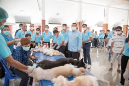  ประธานหอการค้าจังหวัดฉะเชิงเทรา ร่วมเปิดโครงการสัตว์แพทย์เคลื่อนที่สัญจร สมาคมนักเรียนเก่าสัตวแพทย์ กรมปศุสัตว์ ในพระอุปถัมภ์ พระเจ้าวรวงศ์เธอ พระองค์เจ้าโสมสวลี กรมหมื่นสุนธนารีนาถ