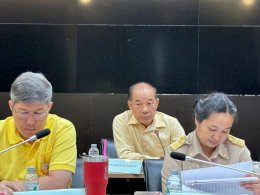 วันอังคารที่ 30 กรกฎาคม 2567 เวลา 9.30 น. ดร.จิตรกร เผด็จศึก ประธานหอการค้าฯ ร่วมประชุมคณะทำงานส่งเสริมพัฒนาอาชีพและการตลาด ภายใต้คณะอนุกรรมการนโยบายที่ดินจังหวัดฉะเชิงเทรา (คทช.ฉะเชิงเทรา) ครั้งที่ 2/2567 ณ ห้องประชุมพระยาศรีสุนทรโวหารฯ (น้อย อาจารยางกูร