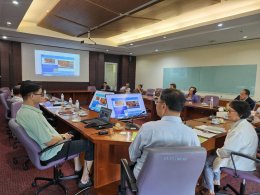 วันพุธที่ 6 พฤศจิกายน 2567 เวลา 13.00 -16.00 น ดร.จิตรกร เผด็จศึก ประธานหอการค้า และ ดร.นาฎฤดี จิตรรังสรรค์  รองประธานหอการค้า  เข้าร่วมการประชุมกับ Dr.Li Renliang  ผู้แทนเมืองฉางโจว  พร้อมด้วยผู้แทน อบจ.ฉะเชิงเทรา  ผู้แทนมหาวิทยาลัยราชภัฎราชนครินทร์ และค