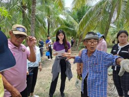 วันพุธที่ 4 - วันศุกร์ที่ 6 กันยายน 2567 นายจอมพงษ์ ชูทับทิม เลขาธิการหอการค้า ร่วมลงพื้นที่ตรวจประเมินตามระบบควบคุมคุณภาพสินค้าสิ่งบ่งชี้ทางภูมิศาสตร์ (IG) ไทย มะพร้าวน้ำมันมะพร้าวน้ำหอมบางคล้า ณ สวนมะพร้าวน้ำหอมของผู้ผลิตและผู้ประกอบการค้า อำเภอเมืองฉะเ