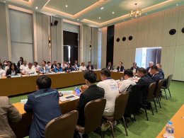 ดร.จิตรกร เผด็จศึก ประธานหอการค้ากลุ่มจังหวัดภาคตะวันออก 1 ประธานหอการค้าจังหวัดฉะเชิงเทรา และเลขาธิการหอกาค้าจังหวัด พร้อมผู้ประกอบการรุ่นใหม่ YEC หอการค้าจังหวัดฉะเชิงเทรา ร่วมประชุมคณะกรรมการหอการค้าภาคตะวันออก หอการค้าไทย ครั้งที่ 2 ระหว่างวันที่ 22-2