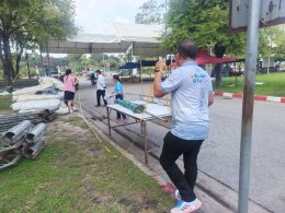 วันพฤหัสบดีที่ 31 ตุลาคม 2567 เวลา 11.00 น  นายพงษ์ศักดิ์ เสริมศักดิ์ศศิธร รองประธานหอการค้า นายทนงศักดิ์ทรัพย์เฟื่องฟู  กรรมการหอการค้าฯ วัดพื้นที่ การจัดบูธนิทรรศการงานหลวงพ่อพุทธโสธรประจำปี 2567 ระหว่างวันที่ 12-24 พฤศจิกายน 2567  ณ สนาม บริเวณหน้าศาลา