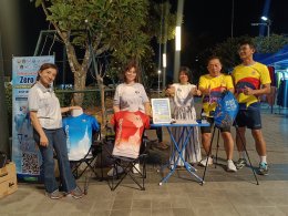วันเสาร์ที่ 2 พฤศจิกายน 2567 เวลา 17.00 น. นายยุทธนา มาจากเจือ ประธานโครงการฯ และทีมงาน Zero Co2 ออกไปเชิญชวน ประชาสัมพันธ์กิจกรรมวิ่ง เพื่อสิ่งแวดล้อม Zero Co2 Run Chachoengsao 2024 ครั้งที่ 3   ในงาน เดิน วิ่ง ปั่น ป้องกันอัมพาต ครั้งที่ 10 เฉลิมพระเกีย