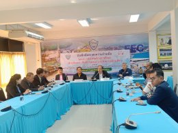 หอการค้าจังหวัดฉะเชิงเทรา ลงนามบันทึกข้อตกลงความร่วมมือโครงการส่งเสริมด้านการศึกษาด้านส่งออก (สินค้า ชุมชน) และด้านการท่องเที่ยว ระหว่าง หอการค้าจังหวัดฉะเชิงเทรา ร่วมกับ สมาคมส่งเสริมมิตรภาพเศรษฐกิจและวัฒนธรรมไทยจีน ในวันอังคารที่ 11 กุมภาพันธ์ 2568 เวลา