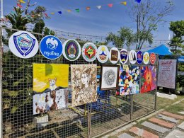 หอการค้าจังหวัดฉะเชิงเทรา ร่วมกับศูนย์ศิลปวัฒนธรรมและท้องถิ่นสาขาทัศนศิลป์และมีเดียอาร์ต มหาวิทยาลัยราชภัฏราชนครินทร์ กำหนดจัดงาน สร้างสรรค์งานศิลปะ เพื่อชุมชน กับลูกศิลปิน เพื่อส่งเสริมเยาวชน ให้รู้จักงานสร้างสรรค์ศิลปะ ได้อย่างถูกต้อง กำหนดจัดงานในวันอั