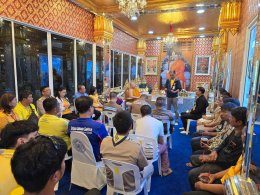 วันจันทร์ที่ 17 กุมภาพันธ์ 2568 เวลา 13.30 น. นายทนงศักดิ์ ทรัพย์เฟื่องฟู กรรมการหอการค้า ร่วมประชุมหารือการคำเนินโครงการส่งเสริมการท่องเที่ยววิถีชุมชนตำบลคลองหลวงแพ่ง กิจกรรม เห็น-วิ่ง "Khlong Luang Phaeng Mini-Marathon through the local way of life