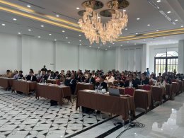 วันอังคาร 25 กุมภาพันธ์ 2568 เวลา 13.00 - 19.00 น. นายวสันต์ ศิรินภารัตน์ รองประธานหอการค้า ร่วมประชุมใหญ่สามัญประจำปี 2568 สภาอุตสาหกรรมจังหวัดฉะเชิงเทราวาระปี 2567 - 2569 และฟังบรรยายพิเศษ เรื่อง ทิศทางและการขับเคลื่อน EEC จังหวัดฉะเชิงเทรา ณ ห้องรอยัลอ