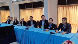 คณะสถาบันการสร้างชาติ ร่วมแสดงความยินดี นายยุทธนา มาตเจือ ได้รับการเลือกตั้งให้ดำรงตำแหน่งประธานหอการค้าจังหวัดฉะเชิงเทรา ในวันอังคารที่ 1 เมษายน 2568  ณห้องประชุมสำนักงานหอการค้าจังหวัดฉะเชิงเทรา