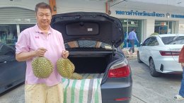 หอการค้าจังหวัดฉะเชิงเทรา ทำโครงการยกระดับสินค้า เพื่อการเกษตรจังหวัดฉะเชิงเทรา เอาใจ️คนรักทุเรียน  โดยการส่งเสริมการจำหน่ายทุเรียน (หมอนทอง)ในพื้นที่ อำเภอท่าตะเกียบ จังหวัดฉะเชิงเทรา เพื่อช่วยเหลือเกษตรกรผู้ปลูกทุเรียน จากสวนเกษตรกรโดยตรงกรรมการท่านใด