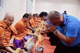 นายยุทธนา มาตเจือ ประธานหอการค้าฯ ร่วมงานทำบุญเลี้ยงเพลพระ เนื่องในวันครบรอบวันสถาปนาสำนักงานพิสูจน์หลักฐานตำรวจ ณ พิสูจน์หลักฐานจังหวัดฉะเชิงเทรา  ในวันจันทร์ที่ 30 มิถุนายน 2568 เวลา 09.30 น. ไหว้ศาลพระภูมิ เลี้ยงพระเพล มอบทุนการศึกษาบุตรข้าราชการตำรวจ 