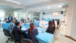 วันศุกร์ที่ 4 กรกฎาคม 2568 เวลา 10.00 น. นายยุทธนา มาตเจือ ประธานหอการค้าฯ ร่วมประชุม คณะกรรมการ บริษัท ประชารัฐรักสามัคคี ฉะเชิงเทรา (วิสาหกิจเพื่อสังคม) จำกัด ณ ห้องประชุมสำนักงานหอการค้าจังหวัดฉะเชิงเทรา