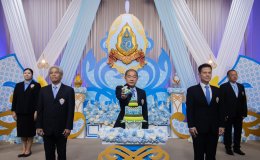 ดร.จิตรกร เผด็จศึก ประธานหอการค้าจังหวัดฉะเชิงเทรา นำคณะบันทึกเทปถวายพระพรเนื่องในโอกาสวันเฉลิมพระชนมพรรษาสมเด็จพระนางเจ้าสิริกิติ์ พระบรมราชินีนาถ พระบรมราชชนนีพันปีหลวง ณ สถานีโทรทัศน์แห่งประเทศไทย จังหวัดจันทบุรี