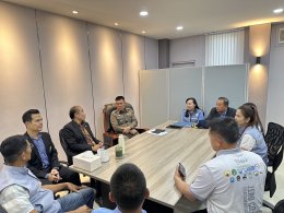 ร่วมสวัสดีปีใหม่และแสดงความยินดี พลตำรวจตรี เกรียงไกร บุญซ้อน ผู้บังคับการตำรวจภูธรจังหวัดฉะเชิงเทรา(เพิ่งมาดำรงตำแหน่ง) ในวันอังคารที่ 21 มกราคม 2568 เวลา 13.00 น.ณ กองบังคับการตำรวจภูธรจังหวัดฉะเชิงเทรา ต.บางแก้ว อ.เมือง จ.ฉะเชิงเทรา