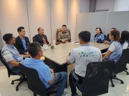 ร่วมสวัสดีปีใหม่และแสดงความยินดี พลตำรวจตรี เกรียงไกร บุญซ้อน ผู้บังคับการตำรวจภูธรจังหวัดฉะเชิงเทรา(เพิ่งมาดำรงตำแหน่ง) ในวันอังคารที่ 21 มกราคม 2568 เวลา 13.00 น.ณ กองบังคับการตำรวจภูธรจังหวัดฉะเชิงเทรา ต.บางแก้ว อ.เมือง จ.ฉะเชิงเทรา