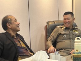 ร่วมสวัสดีปีใหม่และแสดงความยินดี พลตำรวจตรี เกรียงไกร บุญซ้อน ผู้บังคับการตำรวจภูธรจังหวัดฉะเชิงเทรา(เพิ่งมาดำรงตำแหน่ง) ในวันอังคารที่ 21 มกราคม 2568 เวลา 13.00 น.ณ กองบังคับการตำรวจภูธรจังหวัดฉะเชิงเทรา ต.บางแก้ว อ.เมือง จ.ฉะเชิงเทรา