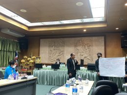 ประธานหอการค้าจังหวัดฉะเชิงเทรา ร่วมประชุมปรึกษาหารือร่วมกันเพื่อรับฟังความคิดเห็นในการกำหนดวัตถุประสงค์และทิศทางการพัฒนาในอนาคตของกลุ่มของจังหวัดภาคตะวันออก 1 (พ.ศ.2566-2570)
