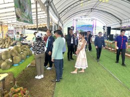 หอการค้าจังหวัดฉะเชิงเทรา ร่วม เปิดงานเทศกาลทุเรียน ท่าตะเกียบ จังหวัดฉะเชิงเทรา ในโครงการจัดงานวันเกษตรและประกวดพืชผลทางการเกษตรของดีอำเภอตะเกียบ ประจำปี 2568 วันที่ 7 มิถุนายน 2568 เวลา 9.30 น.ณ ลานเอนกประสงค์บ้านดากาาะกระทิงต.คลองตะเกรา อ. ท่าตะเกียบ จ