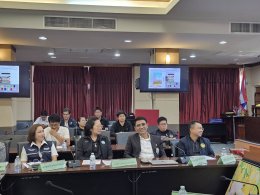 วันพุธที่ 19 สิงหาคม 2569 เวลา 11.00 น. ณ ห้องประชุมมรุพงษ์ศิริพัฒน์ ชั้น 4 ศาลากลางจังหวัดฉะเชิงเทรา นายยุทธนา มาตเจือ ประธานหอการค้าจังหวัดฉะเชิงเทรา พร้อมคณะ ประชุม เรื่องขอใช้พื้นที่ สนามยิงปืน ค่ายศรีโสธร จัดกิจกรรมวิ่ง  Zero  CO2  Chachoengsao Run 2