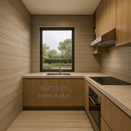 Modern Home Ideas with Grey Marble Tiles 60x120cm