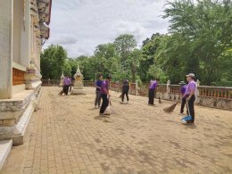 กิจกรรมรวมพลังสร้างสัปปายะสู่วัดด้วยวิธี 5 Big cleaning Day 