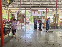 กิจกรรมรวมพลังสร้างสัปปายะสู่วัดด้วยวิธี 5 Big cleaning Day 