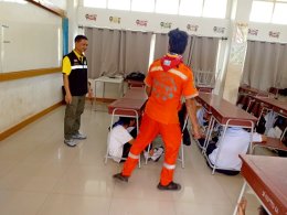 โครงการซ้อมแผนการป้องกันและบรรเทาสาธารณภัย ประจำปีงบประมาณ 2568 (กิจกรรมการอพยพและการช่วยเหลือผู้ประสบภัยกรณีเกิดแผ่นดินไหว)